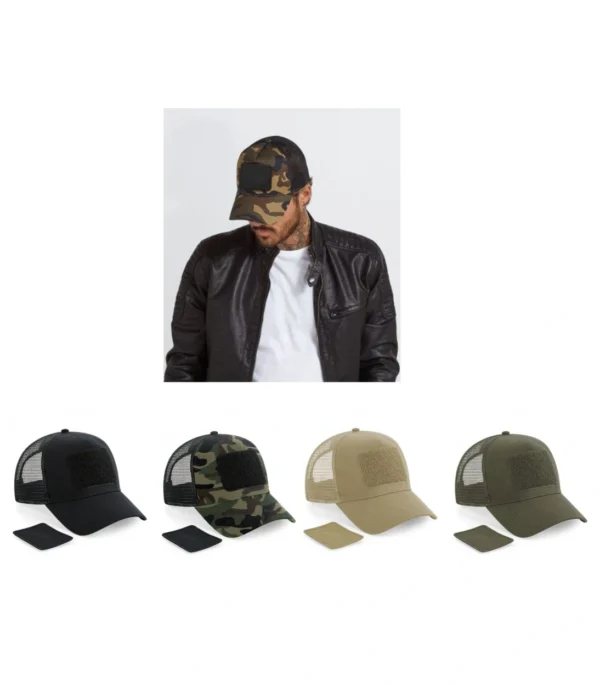 BB641 Beechfield Patch Snapback Trucker Cap